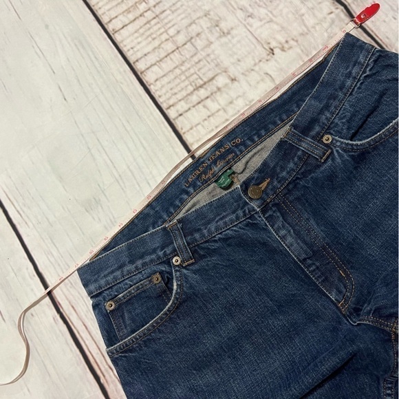 LAUREN JEANS CO Ralph Lauren Cropped Jeans Sz 12 Hi Rise 10” Vintage 90s Y2K EUC - Picture 5 of 14